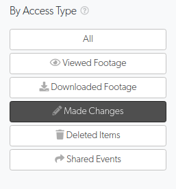 Access Type filter