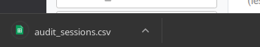 CSV download