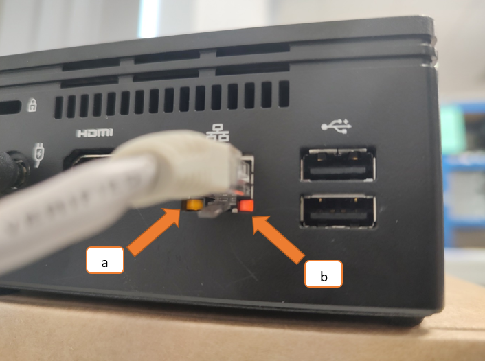 RJ45 port LEDs